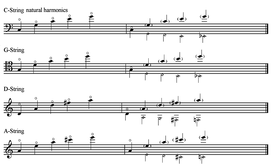 Viola Chart